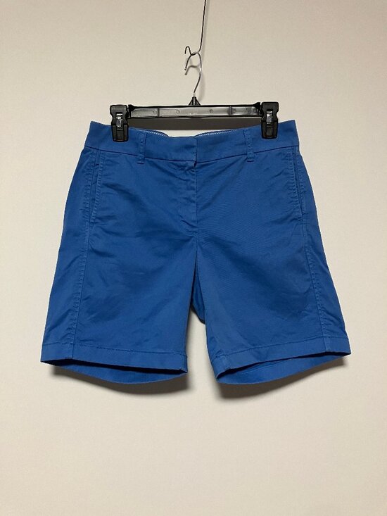 J. Crew Pants - J. Crew Royal Blue Stretch Cotton 4" Chino Shorts, Size 4, Mid Rise